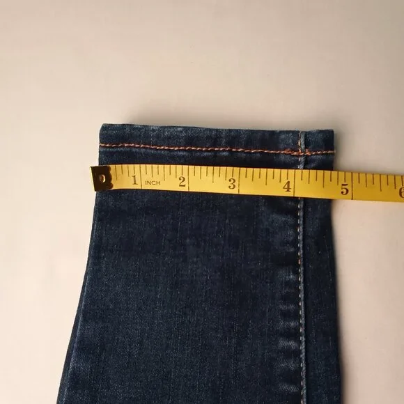 Jordache Jeans Size 6 Super Skinny Mid Rise Dark Wash - Picture 10 of 10